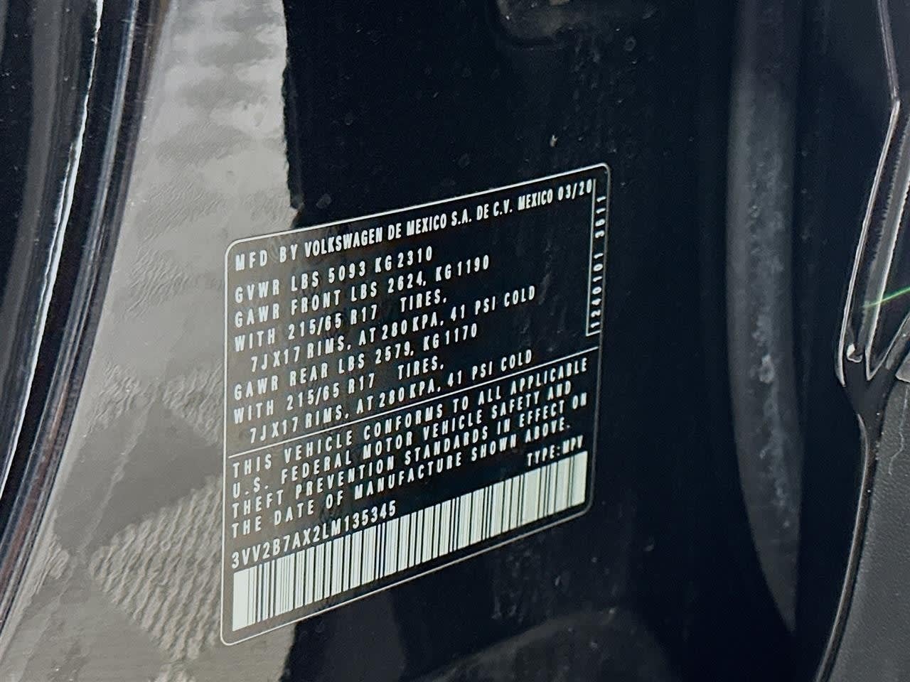 2020 Volkswagen Tiguan 