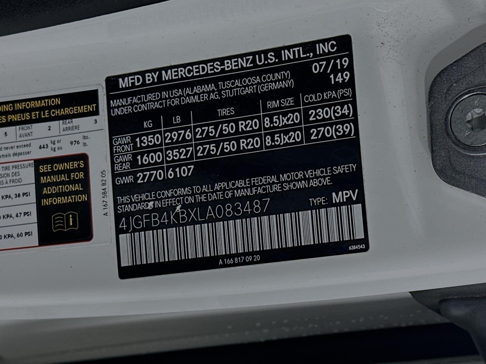 2020 Mercedes-Benz GLE 350 GLE 350 4MATIC® SUV