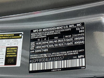 2020 Mercedes-Benz GLS 580 GLS 580 4MATIC® SUV