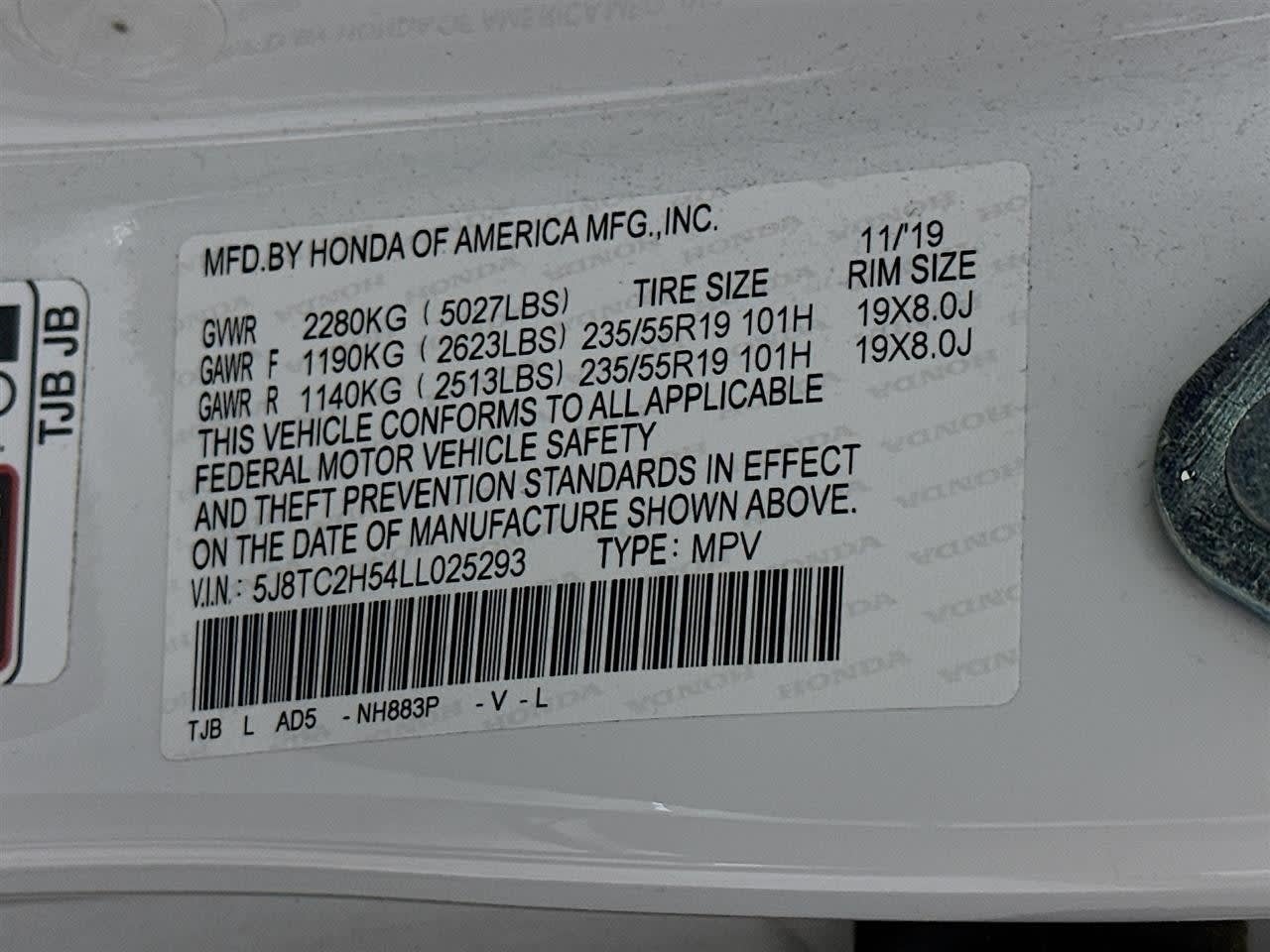 2020 Acura RDX SH-AWD w/Technology Pkg