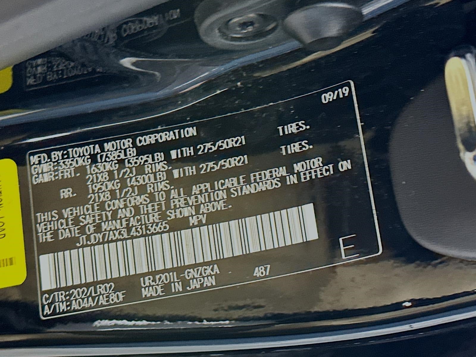 2020 Lexus LX 570 LX 570 Three Row 4WD