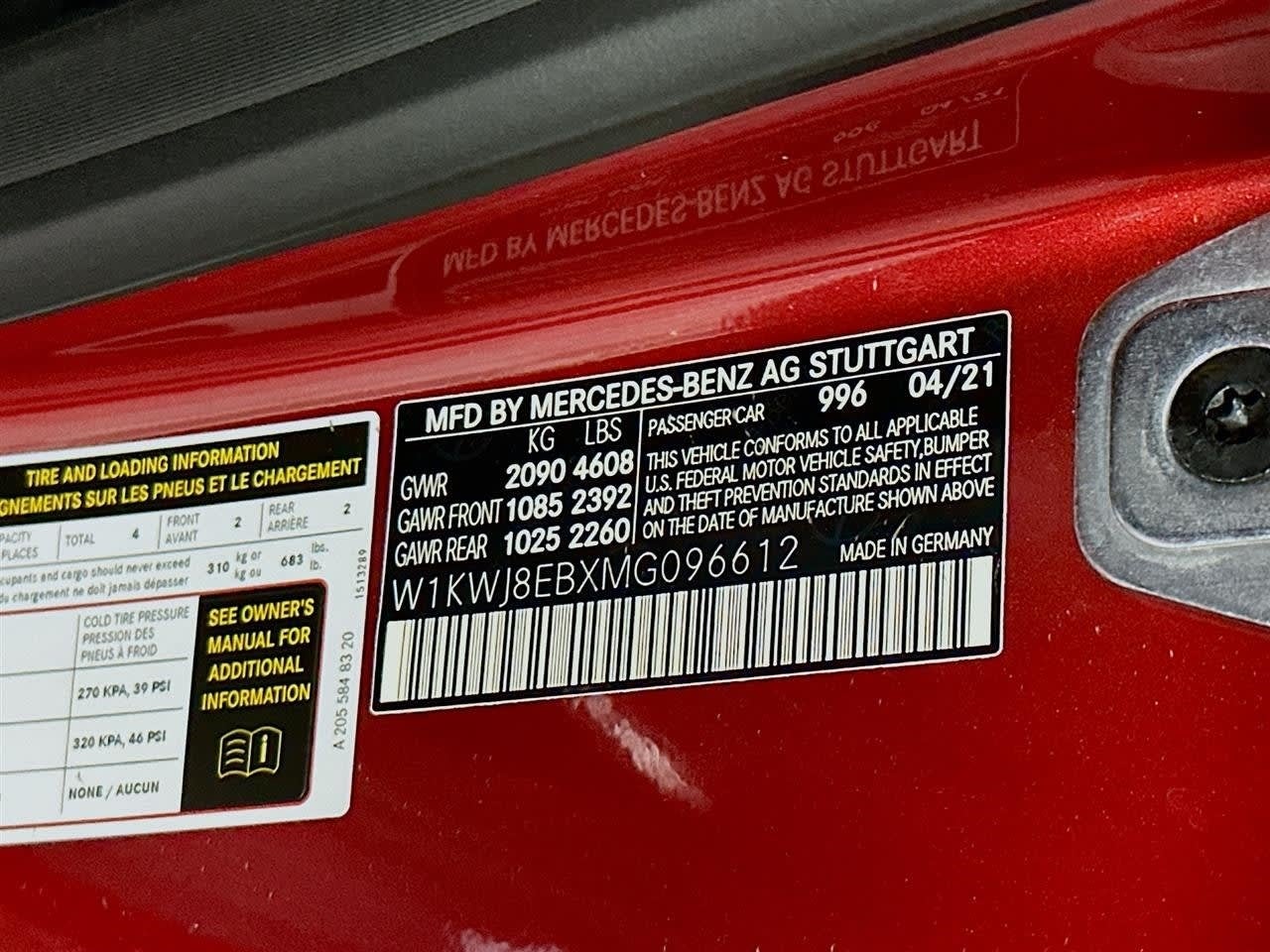 2021 Mercedes-Benz C 300 C 300 4MATIC® Coupe