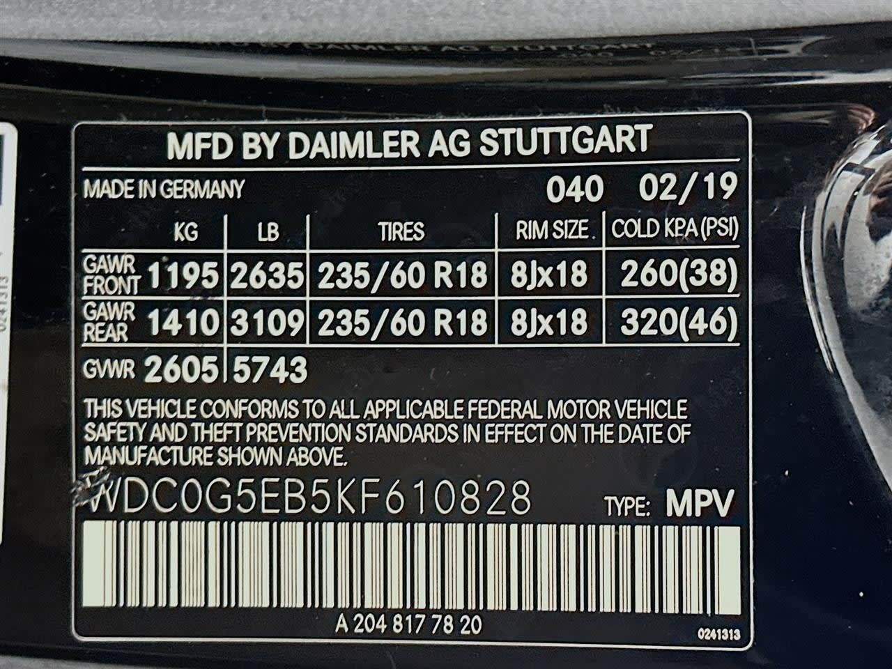 2019 Mercedes-Benz GLC 350e GLC 350e 4MATIC® SUV