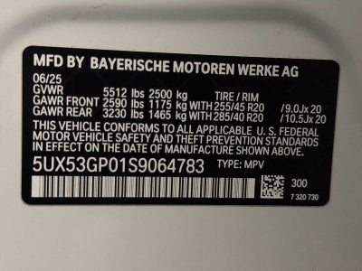 2025 BMW X3 30 xDrive Sports Activity Vehicle