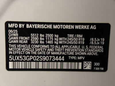 2025 BMW X3 30 xDrive Sports Activity Vehicle