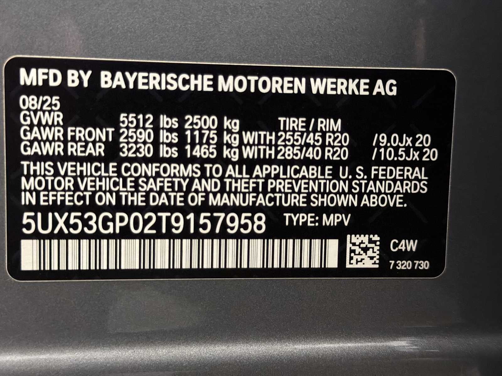2026 BMW X3 30 xDrive Sports Activity Vehicle