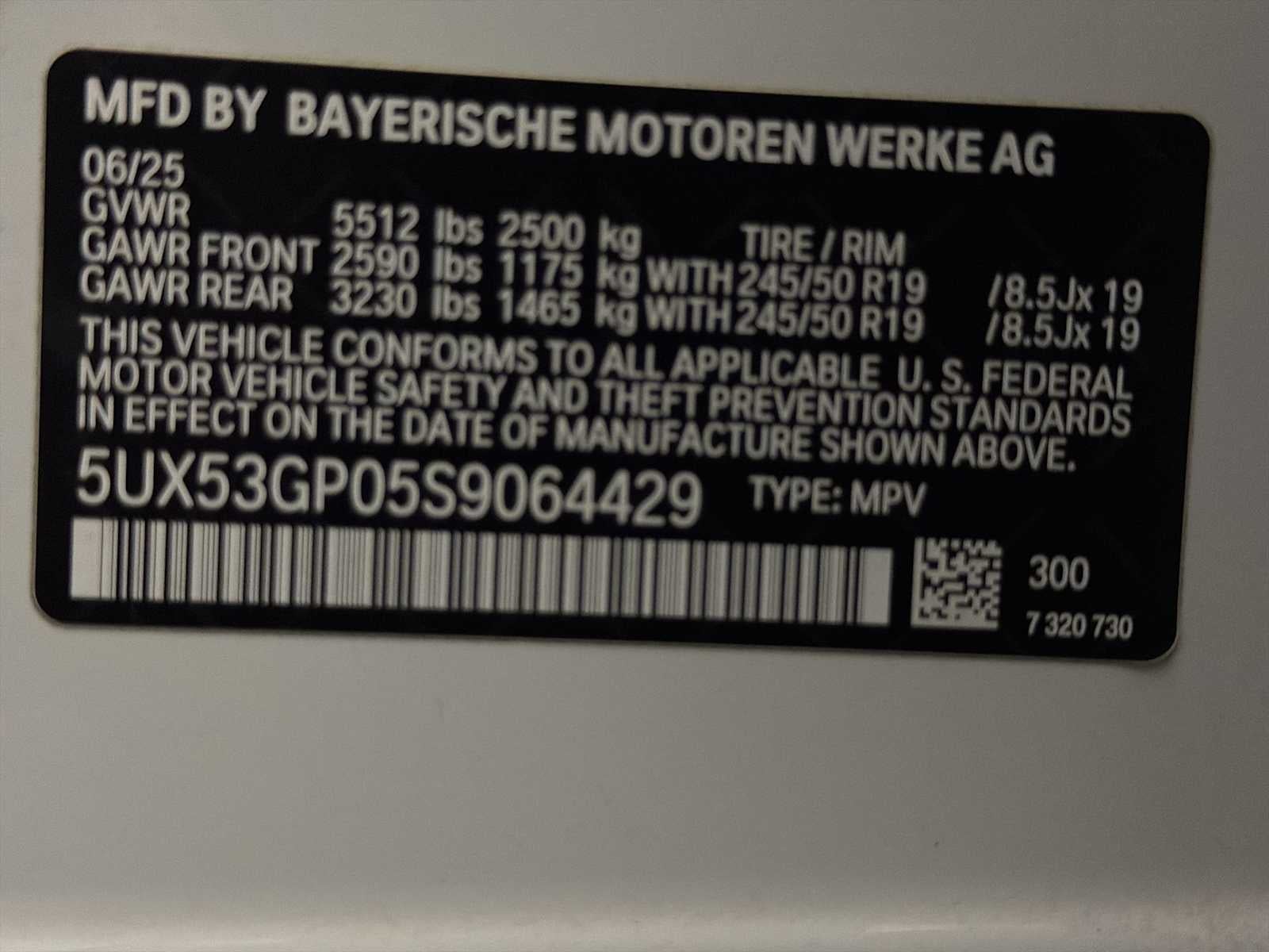 2025 BMW X3 30 xDrive Sports Activity Vehicle