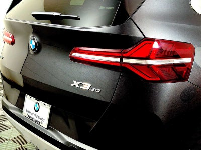 2025 BMW X3 30 xDrive Sports Activity Vehicle