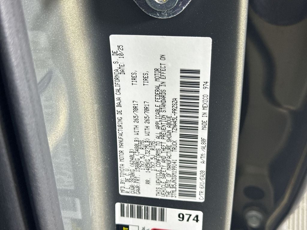 2025 Toyota Tacoma TRD Off-Road