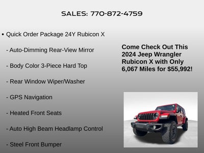 2024 Jeep Wrangler Rubicon X