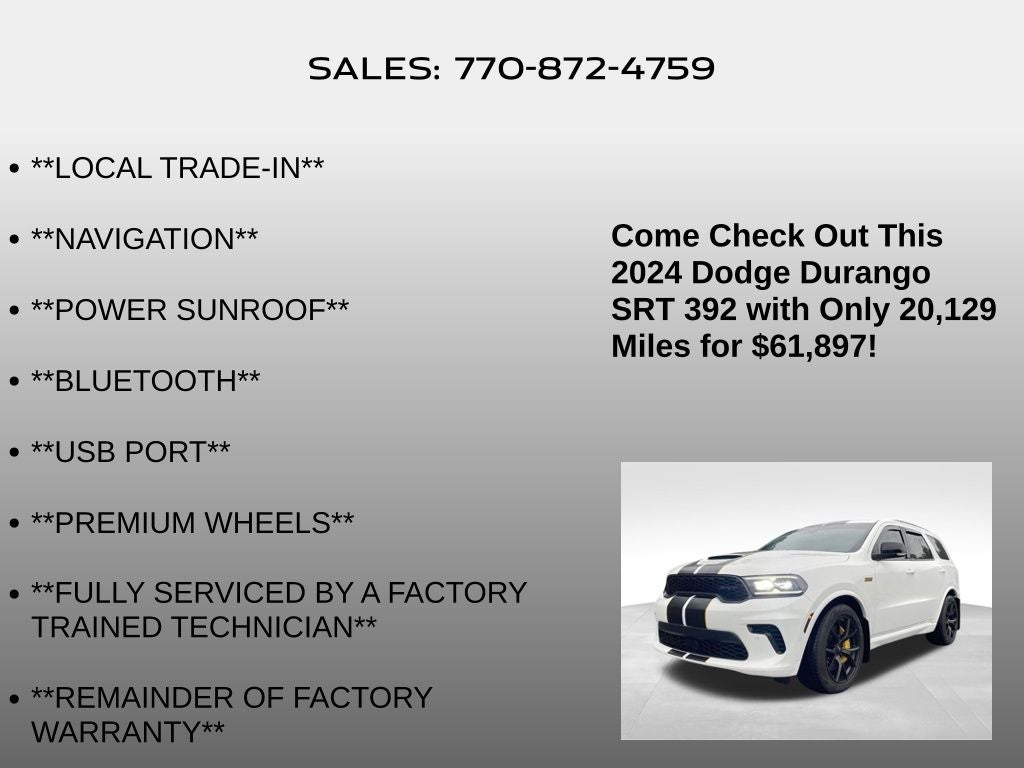2024 Dodge Durango SRT 392