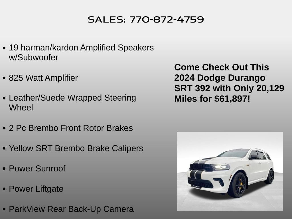 2024 Dodge Durango SRT 392