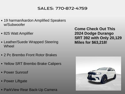 2024 Dodge Durango SRT 392