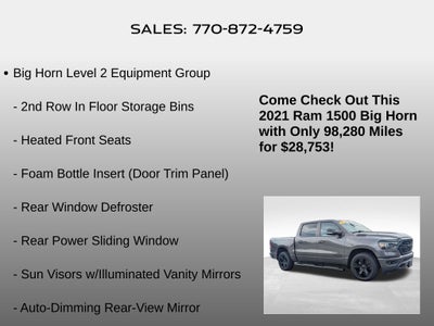 2021 RAM 1500 Big Horn/Lone Star