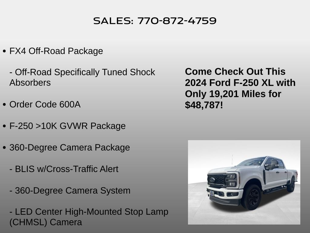 2024 Ford F-250SD XL