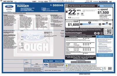 2022 Ford Ranger Lariat