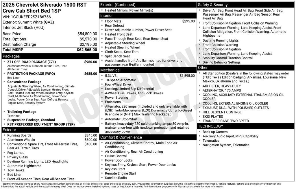 2025 Chevrolet Silverado 1500 RST