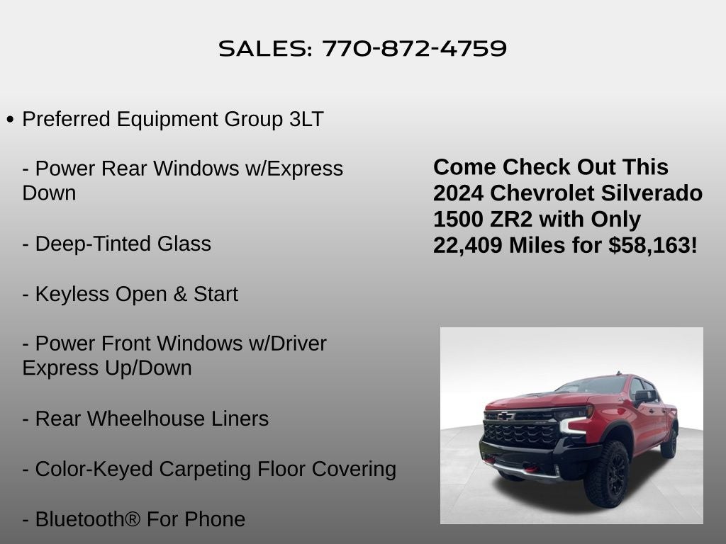 2024 Chevrolet Silverado 1500 ZR2