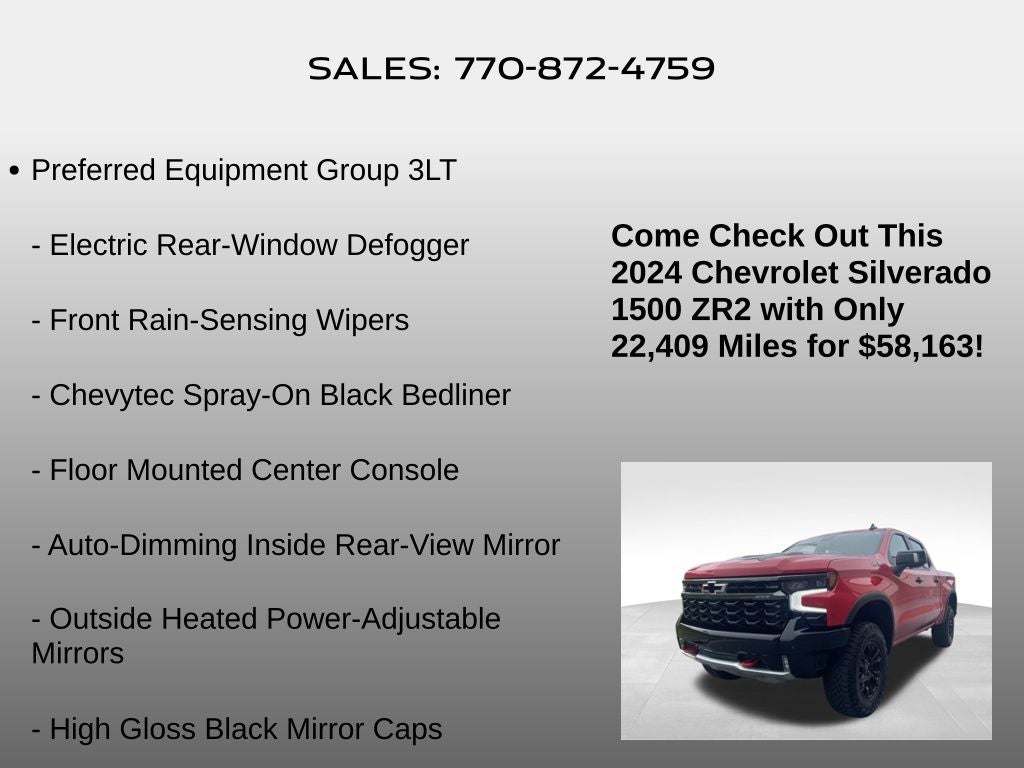 2024 Chevrolet Silverado 1500 ZR2