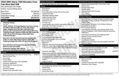 2023 GMC Sierra 1500 Elevation