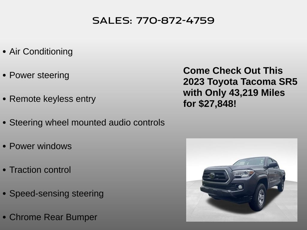 2023 Toyota Tacoma SR5