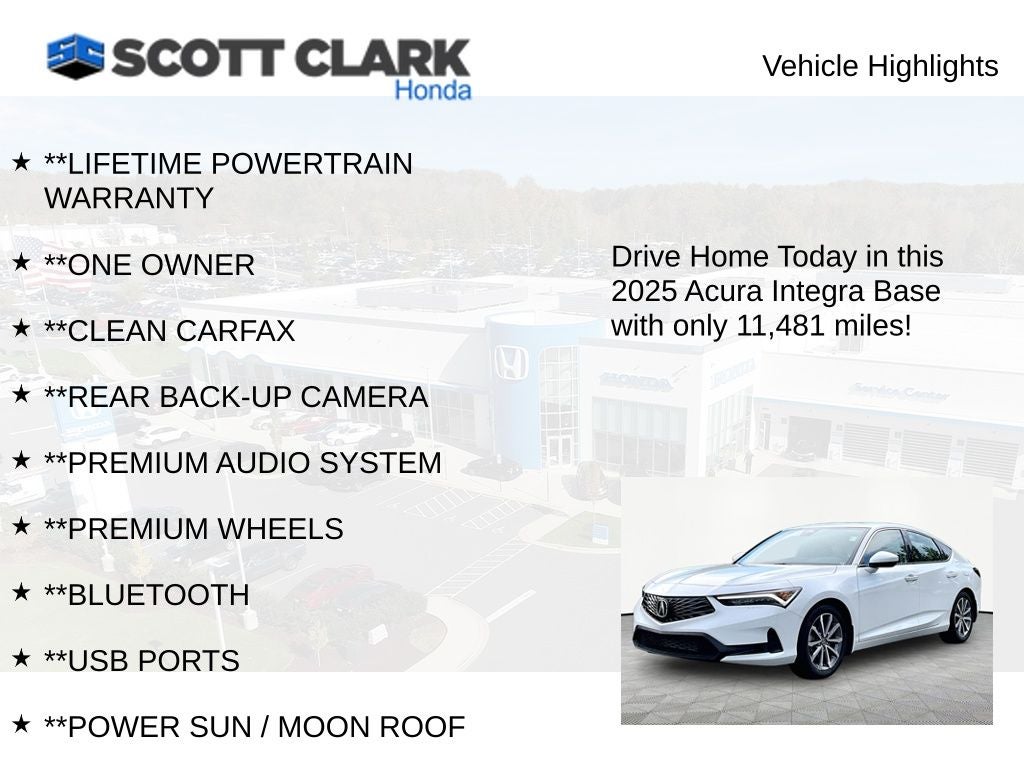 2025 Acura Integra CVT