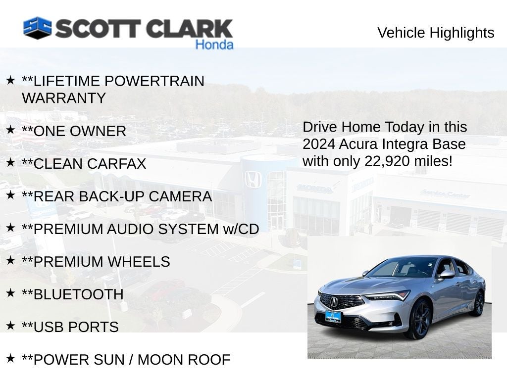 2024 Acura Integra w/A-Spec Package