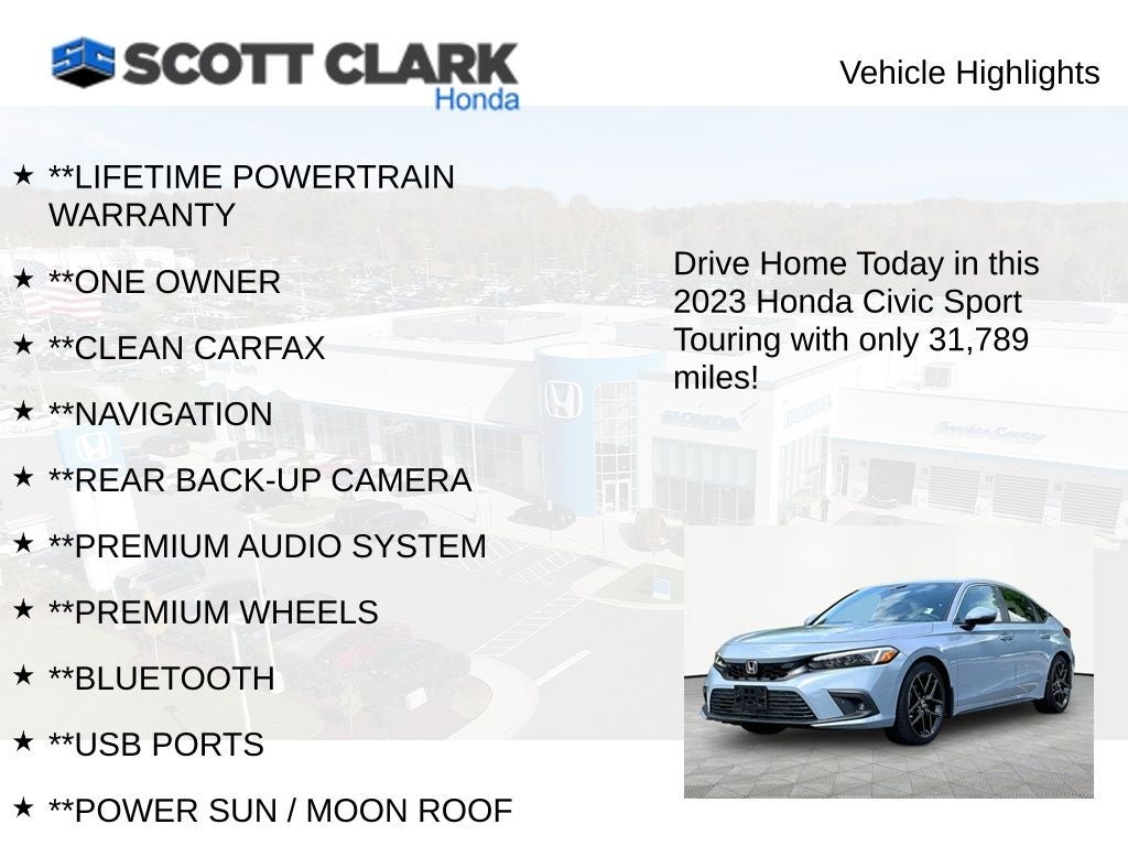 2023 Honda Civic Sport Touring