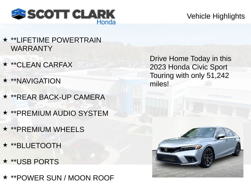2023 Honda Civic Sport Touring