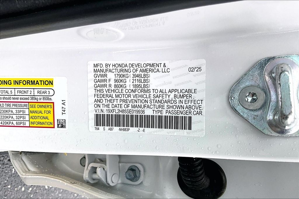 2025 Honda Civic Sport