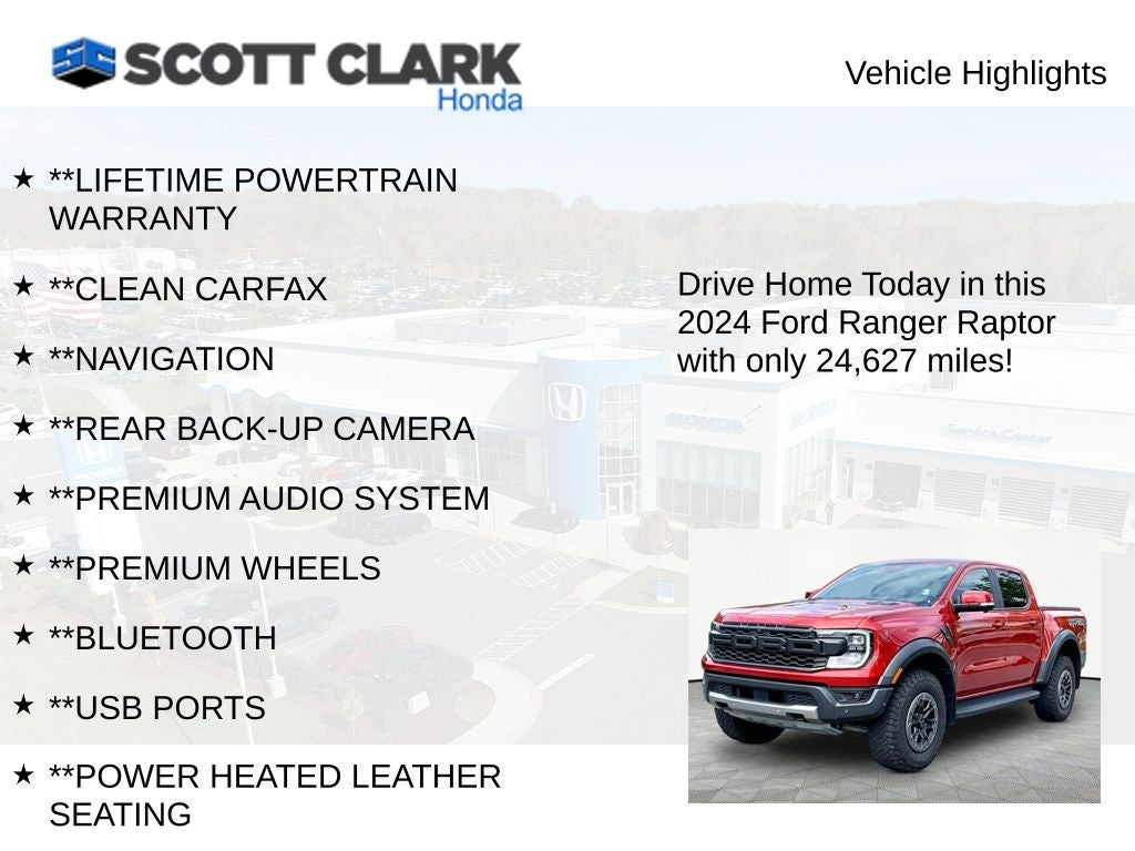 2024 Ford Ranger Raptor