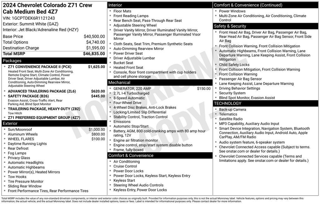 2024 Chevrolet Colorado 4WD Z71