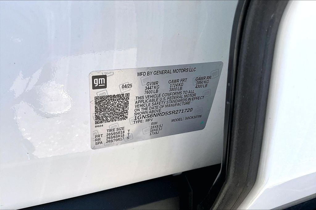 2025 Chevrolet Tahoe LT