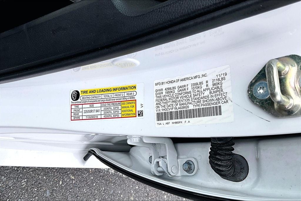 2020 Honda Accord LX