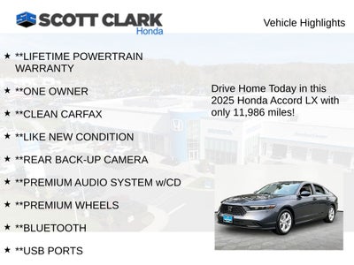 2025 Honda Accord LX