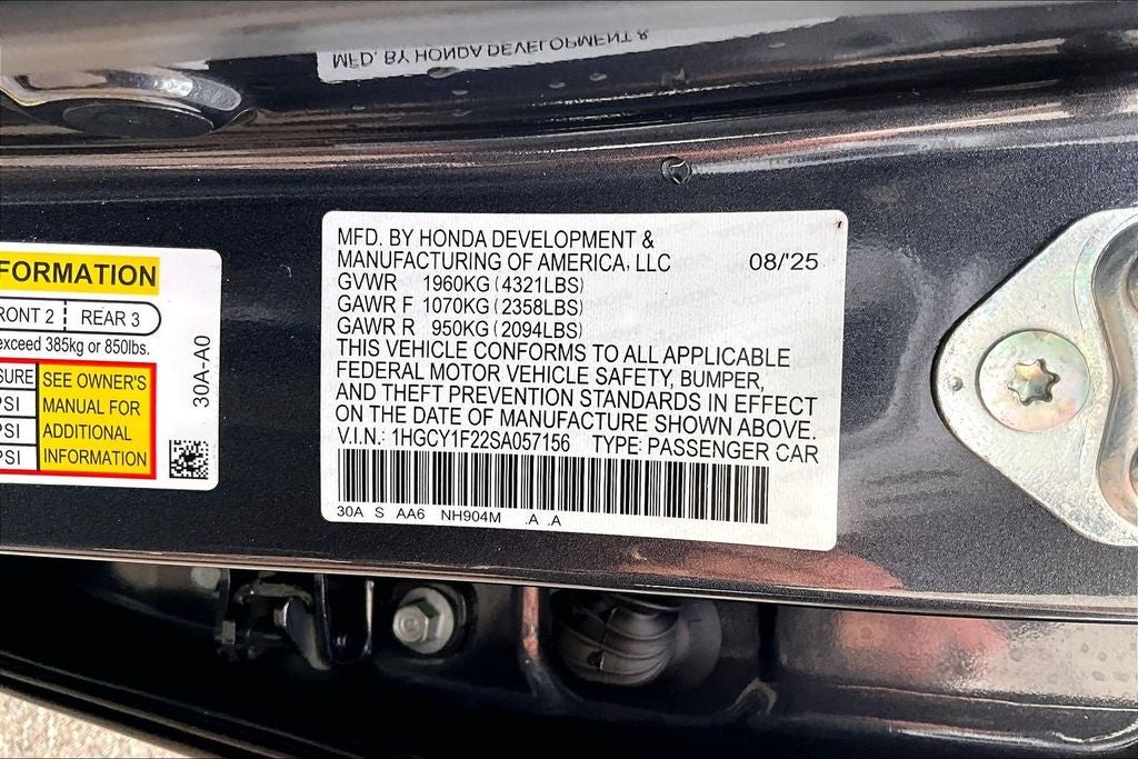 2025 Honda Accord LX