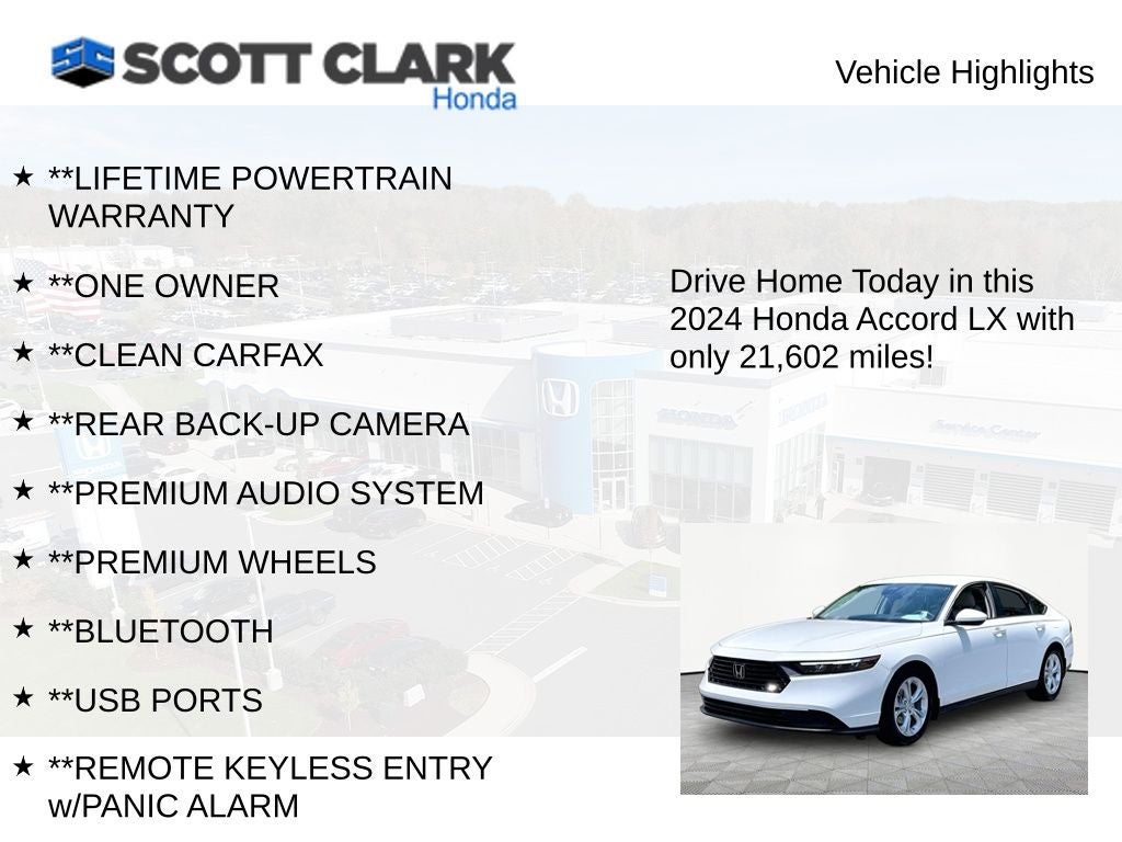 2024 Honda Accord LX