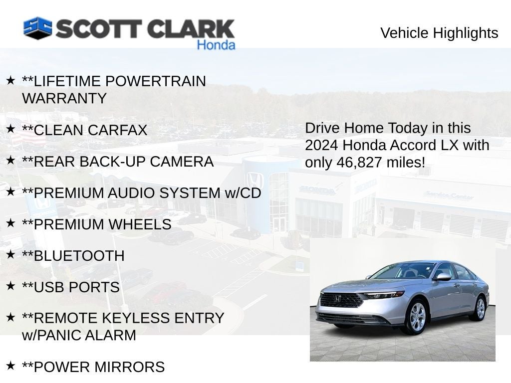 2024 Honda Accord LX
