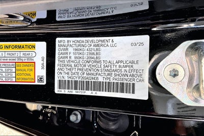2025 Honda Accord LX