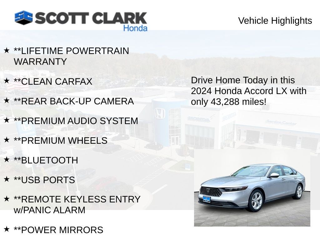 2024 Honda Accord LX