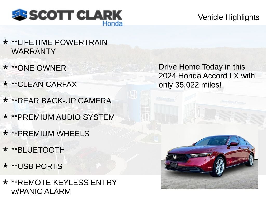 2024 Honda Accord LX
