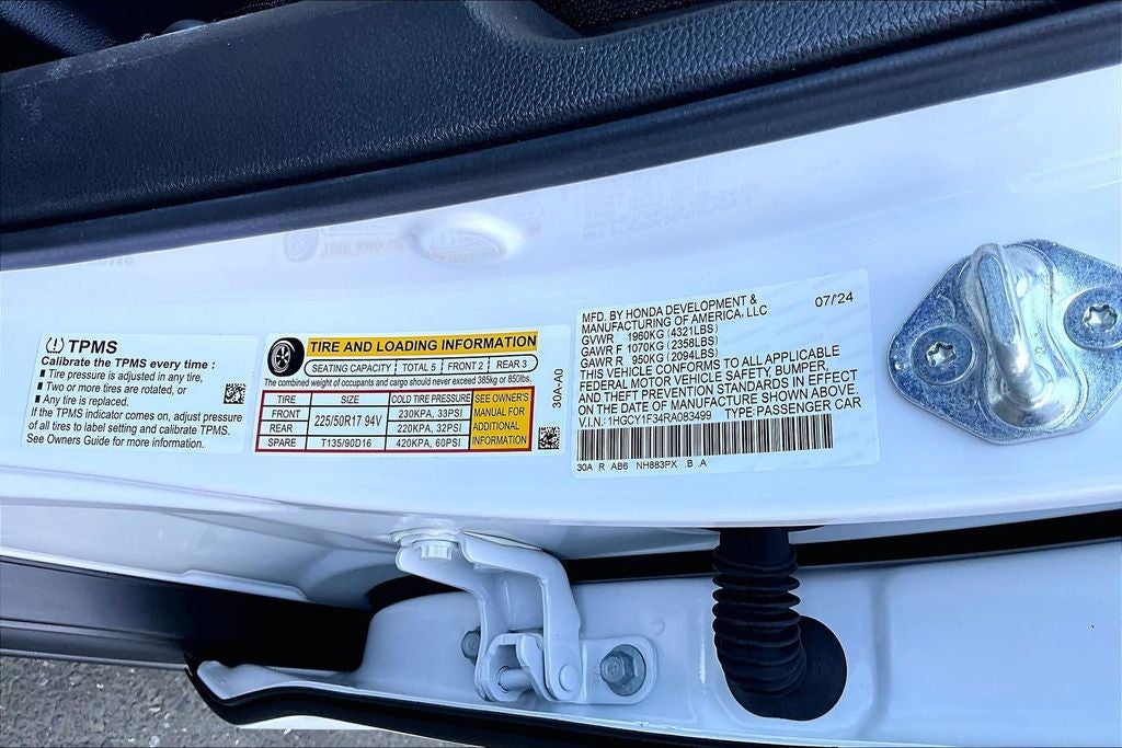 2024 Honda Accord EX