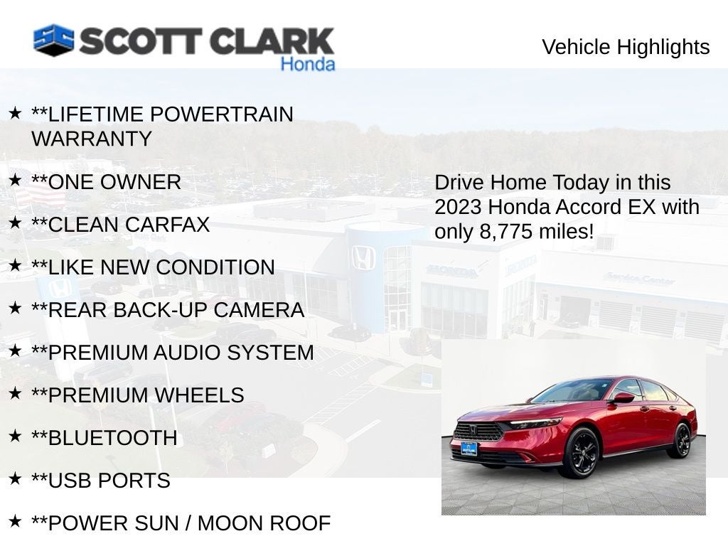 2023 Honda Accord EX