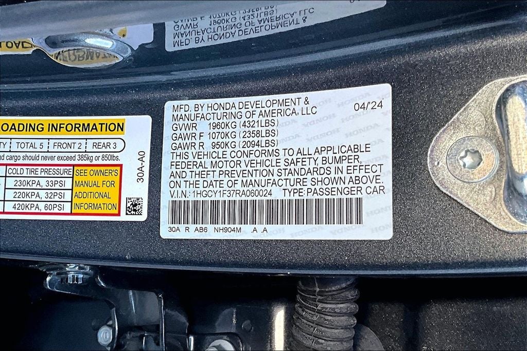 2024 Honda Accord EX