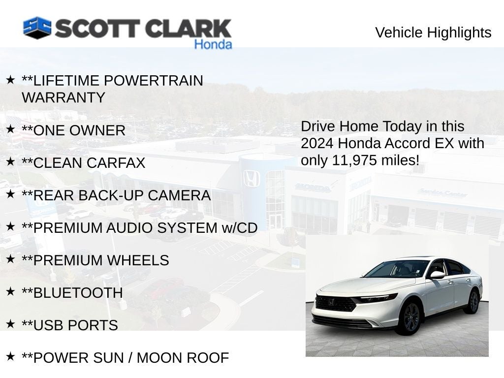 2024 Honda Accord EX