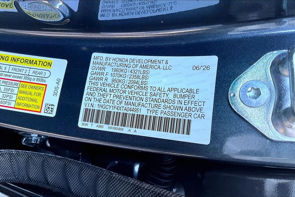 2026 Honda Accord SE