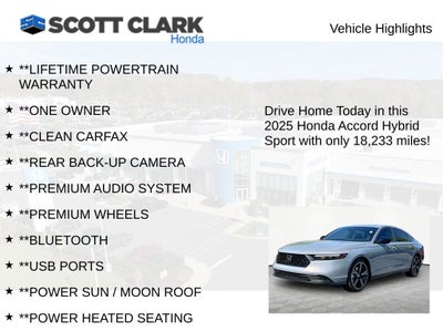 2025 Honda Accord Hybrid Sport