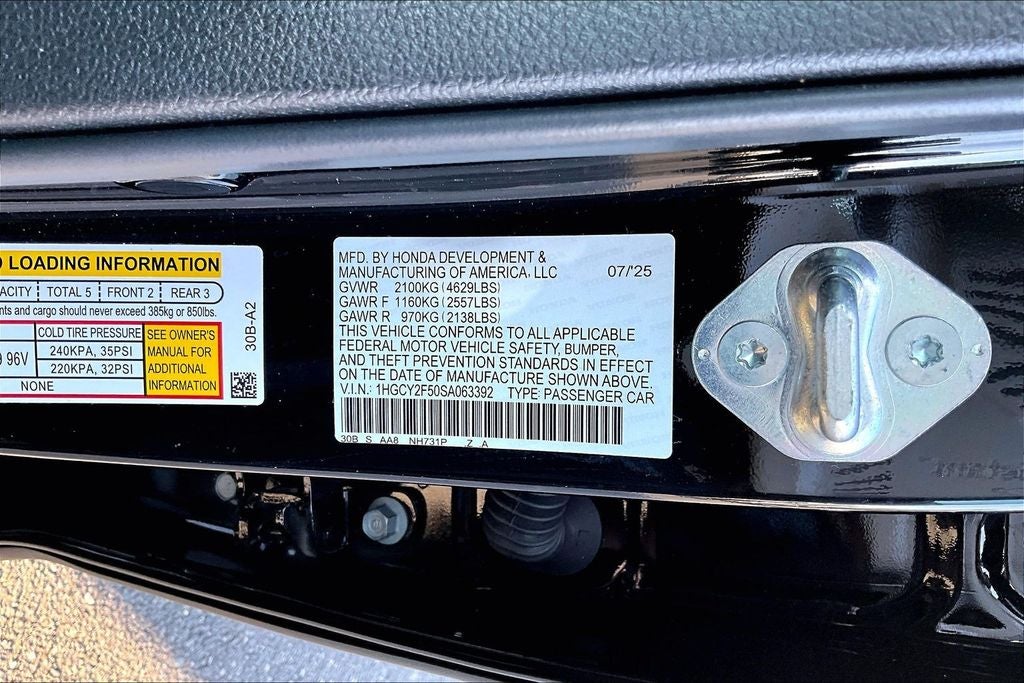 2025 Honda Accord Hybrid Sport