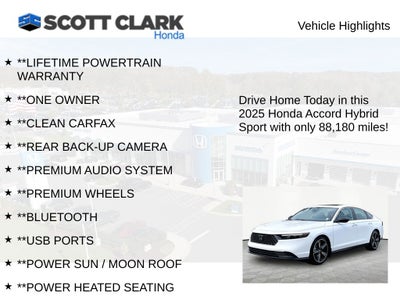 2025 Honda Accord Hybrid Sport