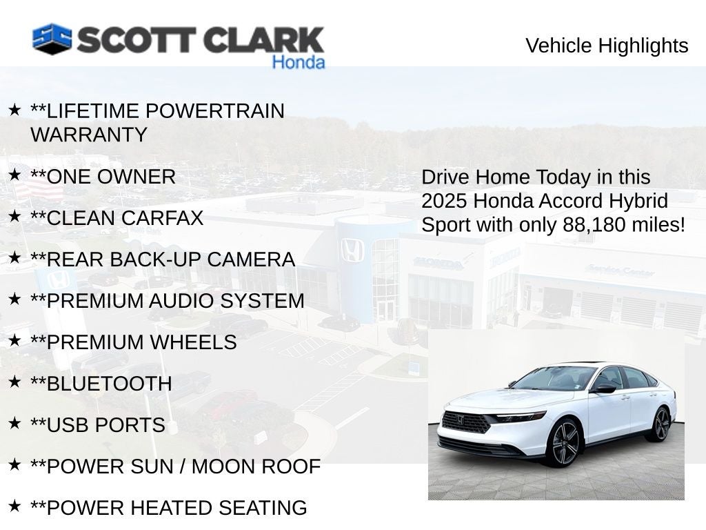 2025 Honda Accord Hybrid Sport